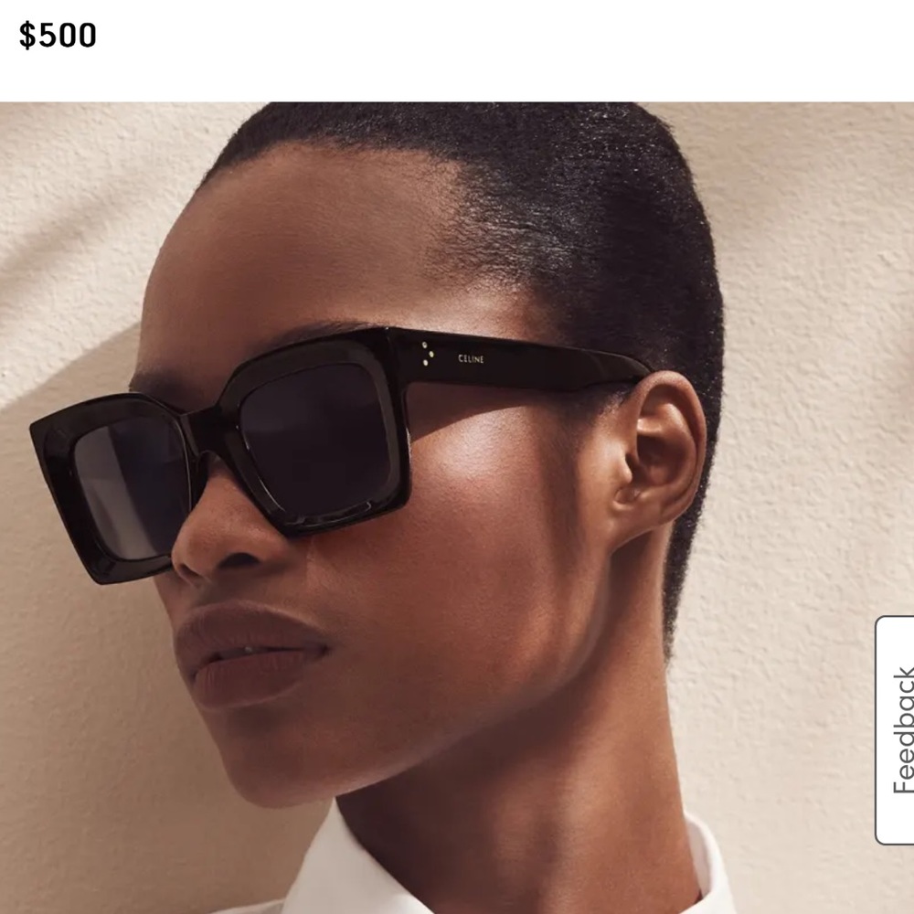Celine polarized Rectangle Acetate Sunglasses